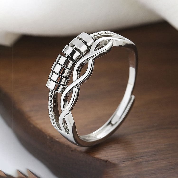 For Anyone - S925 Drive Away Your Anxiety Infinity Fidget Ring
