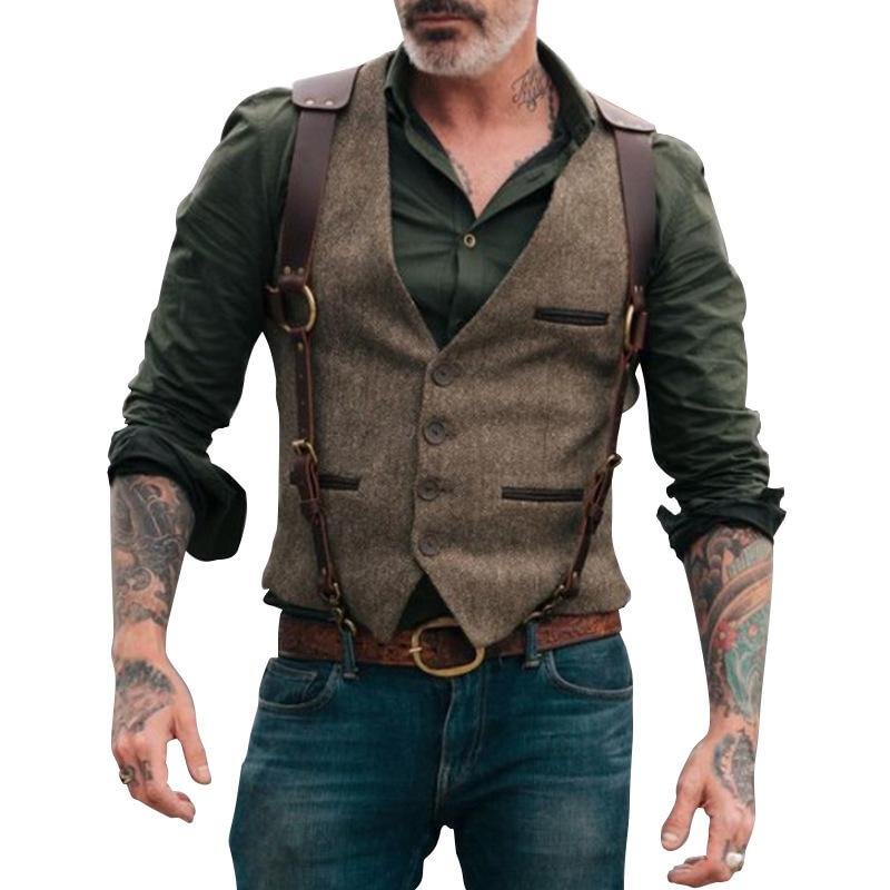 Mens fashion personality outdoor sports vest / [viawink] /