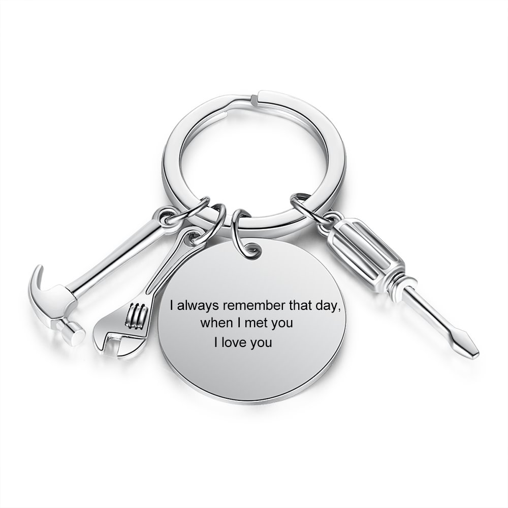 Personalized Keychain with tools