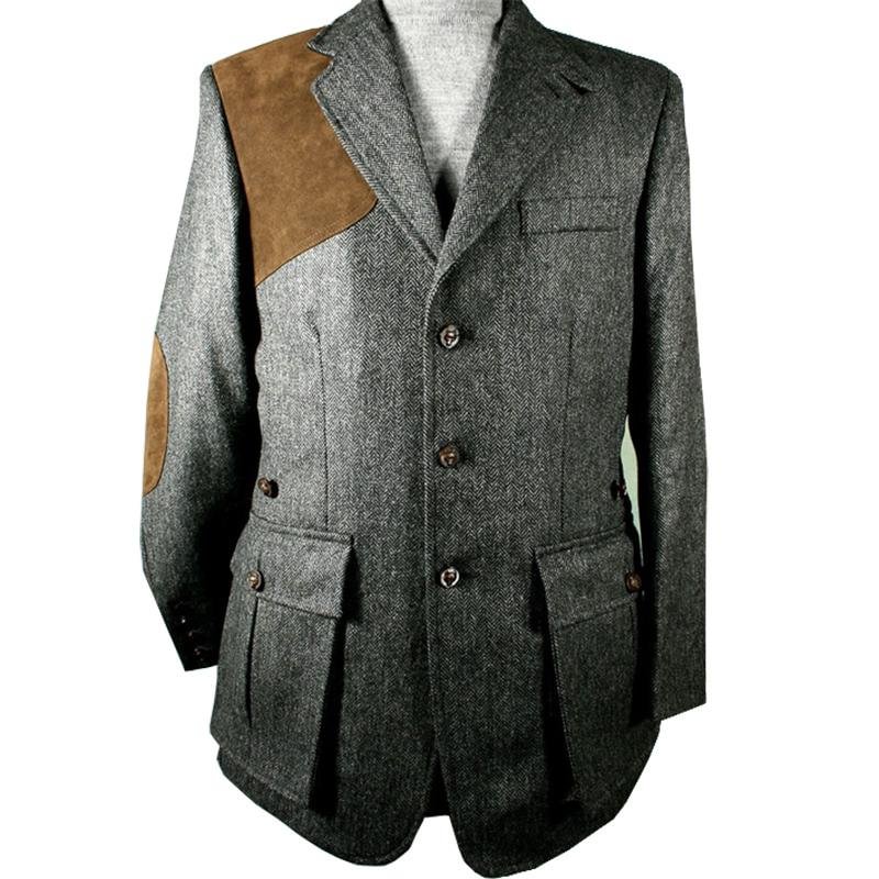 Fashion new casual short hit color jacket jacket men / [viawink] /