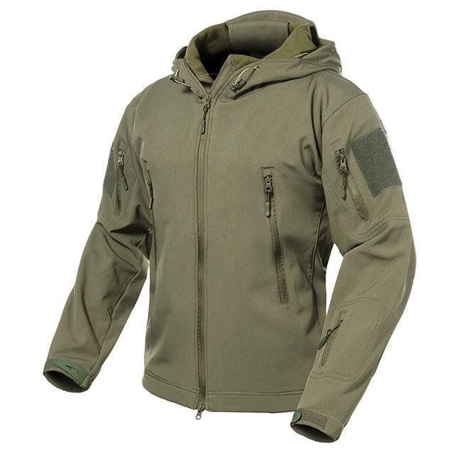 Men Military Tactical jacket Plus Size Waterproof Soft Shell Snake Camouflage Jacket Men Tactical Army Jackets-Corachic