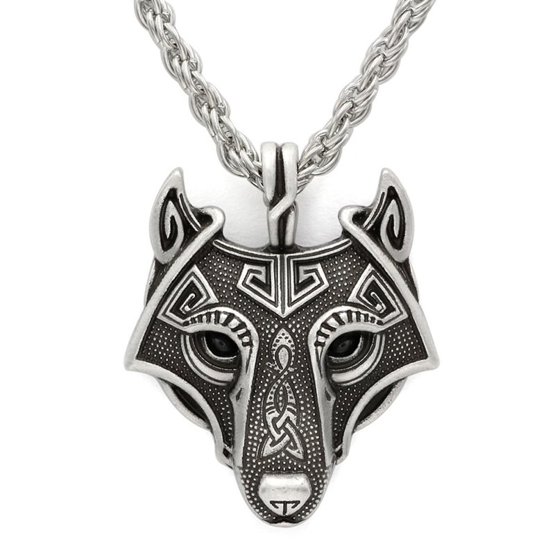 Viking Wolf Necklace / Techwear Club / Techwear