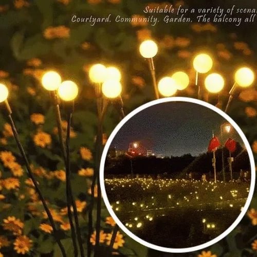 Solar Powered Firefly Garden Light - tree - Codlins