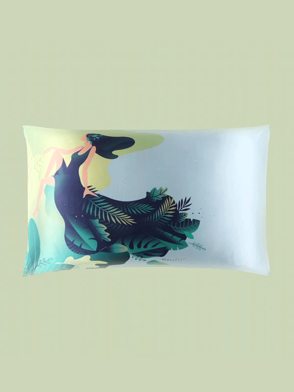 Armada Queen Single Side Silk Pillowcase