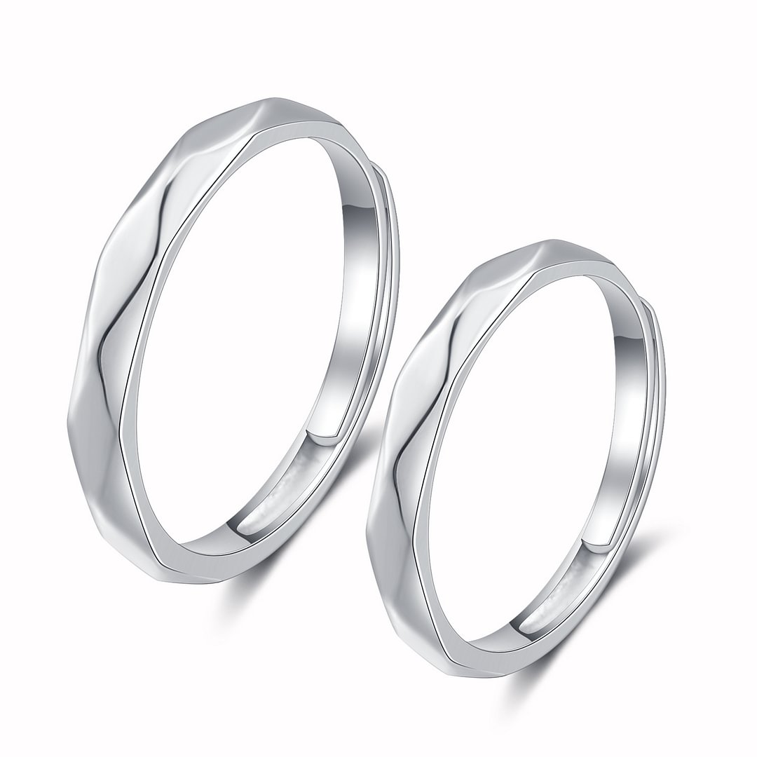 Simple Love Adjustable Couple Rings