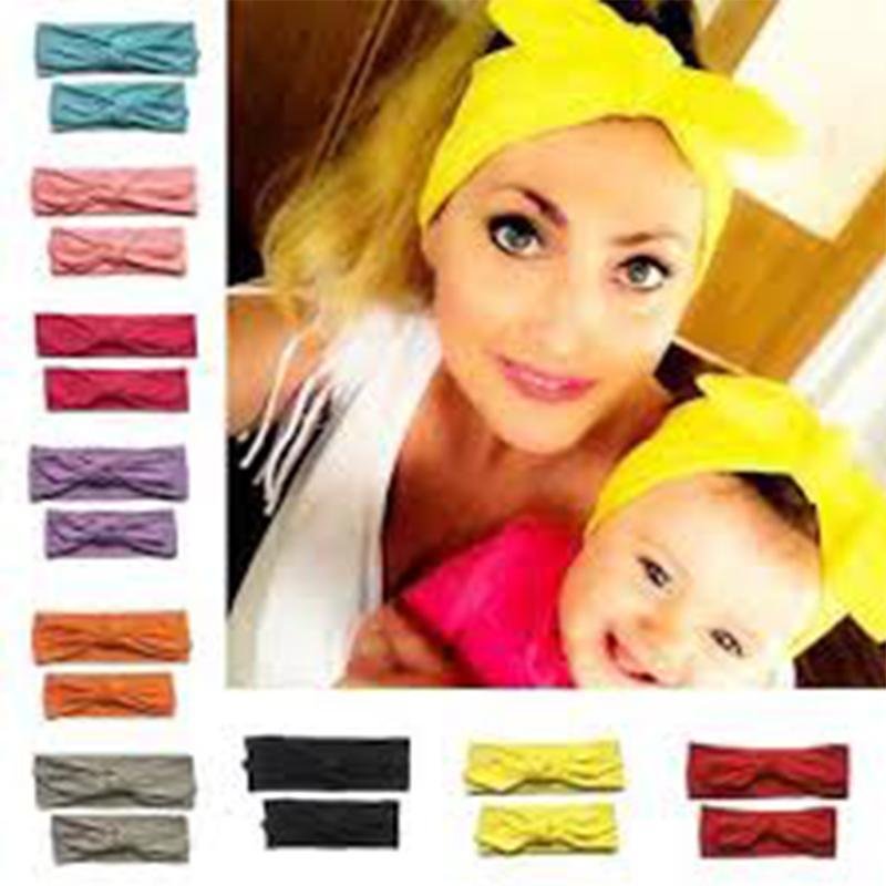 Bownot Hairband 2pcs Hair Accessories for Mommy and Me - vzzhome
