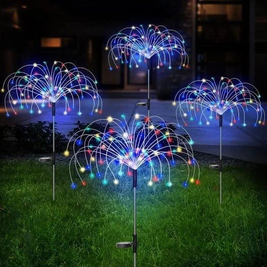 Waterproof  Solar Garden Fireworks Lamp - Sean - Codlins