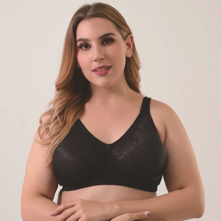 BCDEF Cup Thin Plus Size Sexy  Bra 