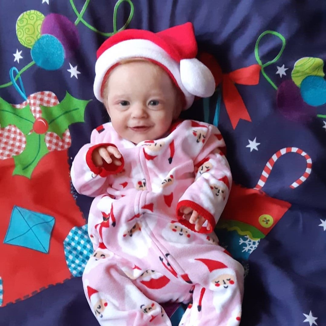 [Christmas Specials] Heartbeat  Sound 20"Cute Lifelike Handmade Reborn Silicone Smile Baby Sara