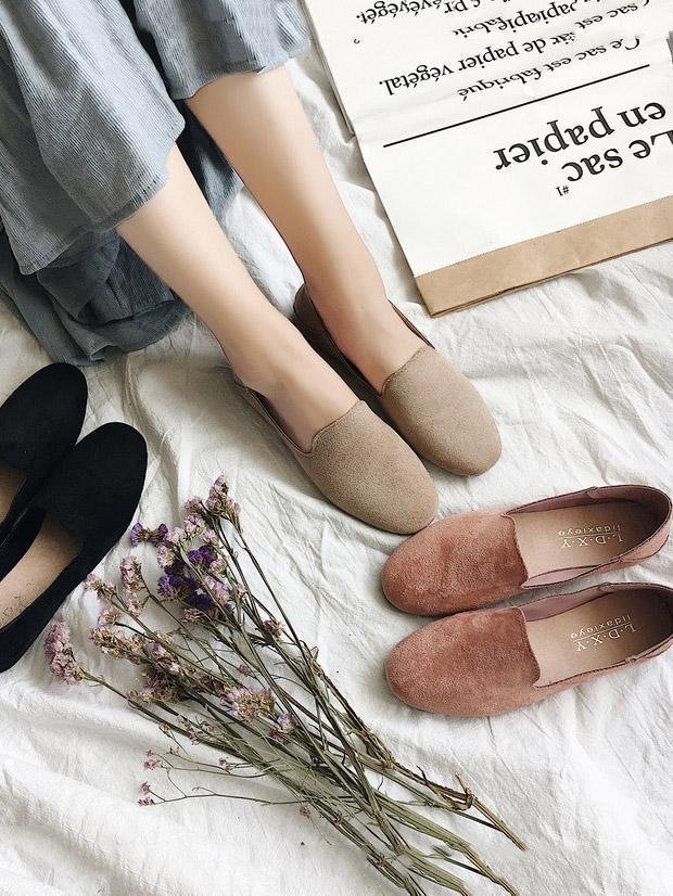 Simple Comfortable Suede Shoes