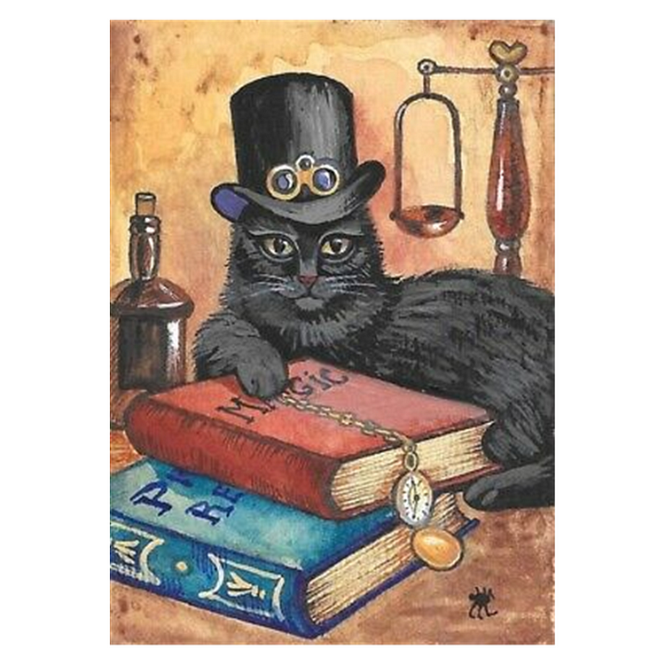 Black Magic Cat - Vintage Tin Signs