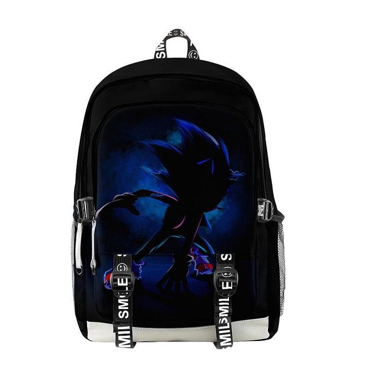 Mayoulove Unisex Fashion Sonic the Hedgehog 3D Printed School Backpack Daypacks for Boys Girls-Mayoulove