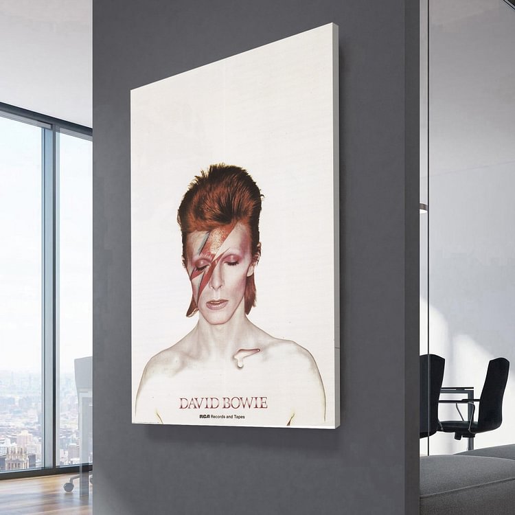 David Bowie Aladdin Sane Poster Canvas Wall Art