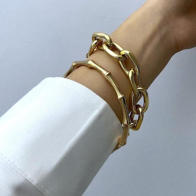 Clara Bamboo Chain Bracelets-Mayoulove