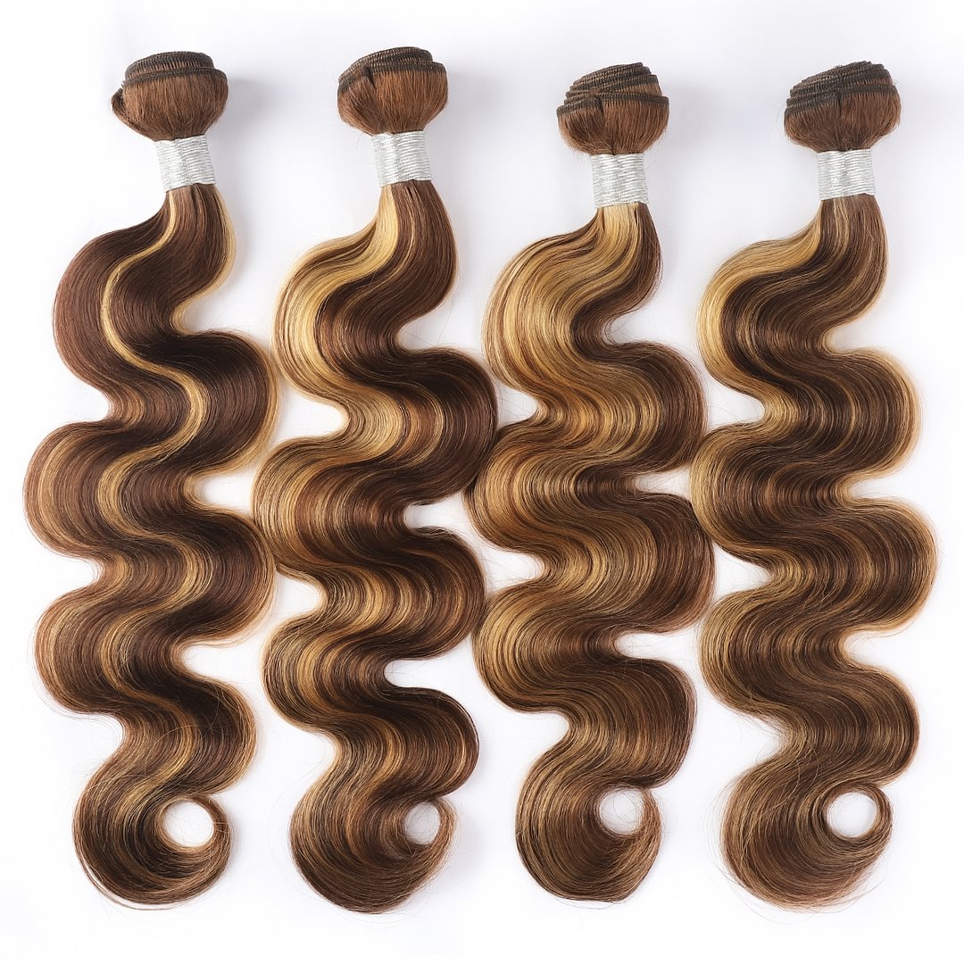1 PC Golden Brown Body Wave Hair Bundles丨Malaysian Virgin Hair