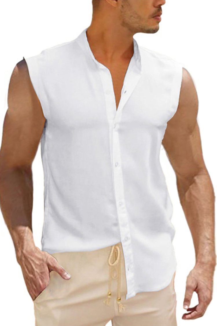 Tiboyz Fashion Casual Sleeveless Shirt