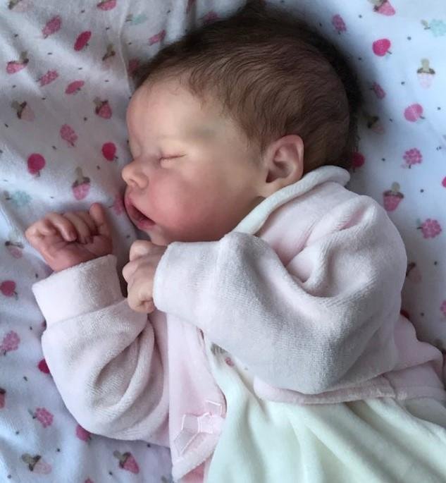 12'' Lifelike Realistic Preemie Reborn Baby Doll Girl Nunez with Hand Rooted Hair by Creativegiftss® Exclusively 2022 -Creativegiftss® - [product_tag]