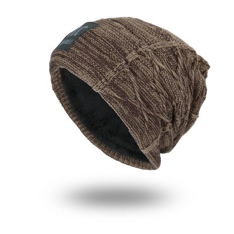 Men's outdoor velvet warm knitted fashion hat / [viawink] /