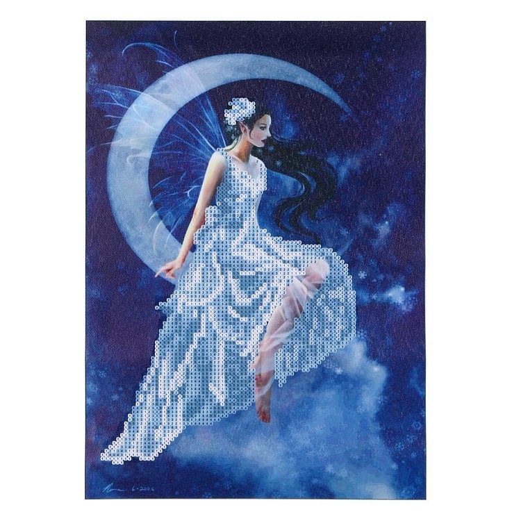 Peinture murale de 5D bricolage diamant peinture broderie Moonlight Fairy déesse Craft Cross Stitch aiguille travailler Kit maison Decor