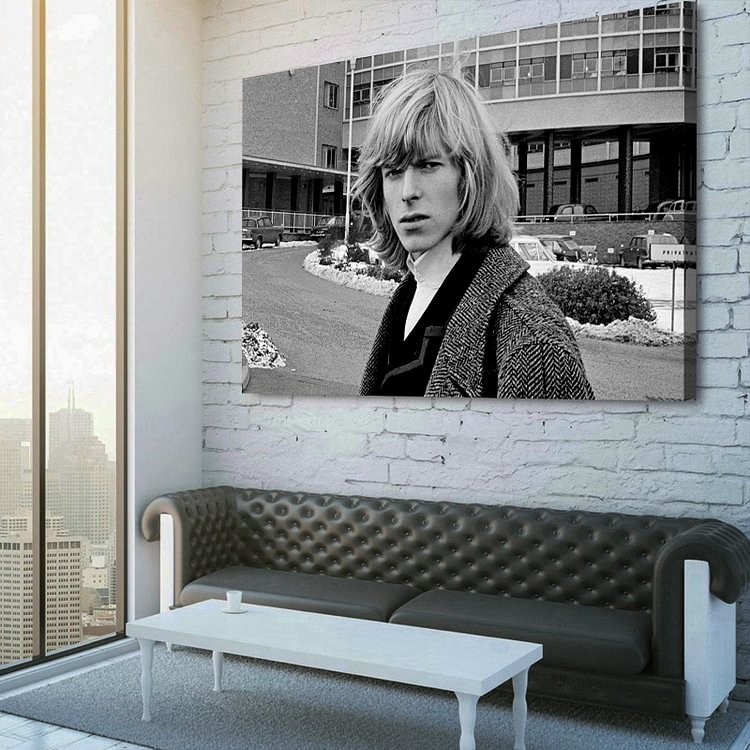 David Bowie’s first TV appearance in 1964 Canvas Wall Art