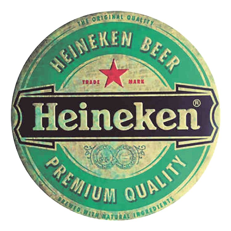 Heineken Beer-Round Tin Signs - 30*30CM