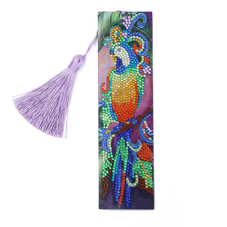Parrot - 5D DIY Craft Bookmark