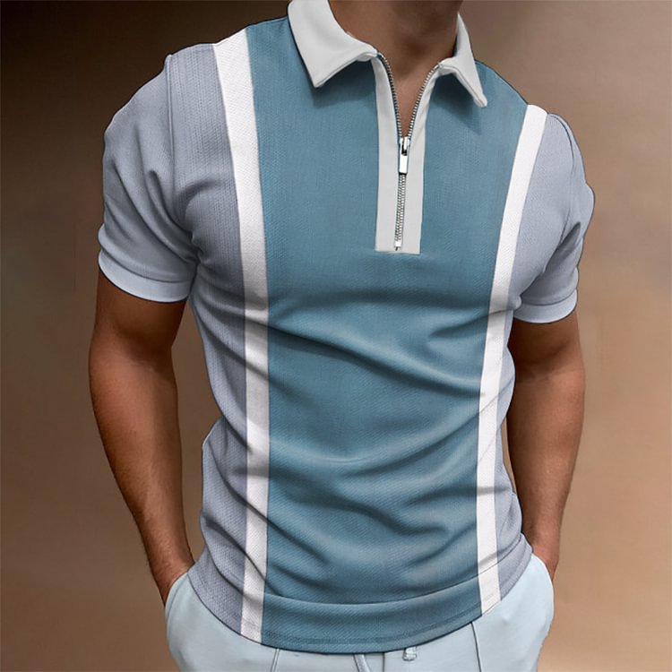 BrosWear Morandi Color Fashion Polo Shirt