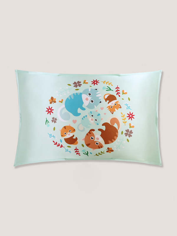 Sweet Nest Single Side Silk Pillowcase For Kids