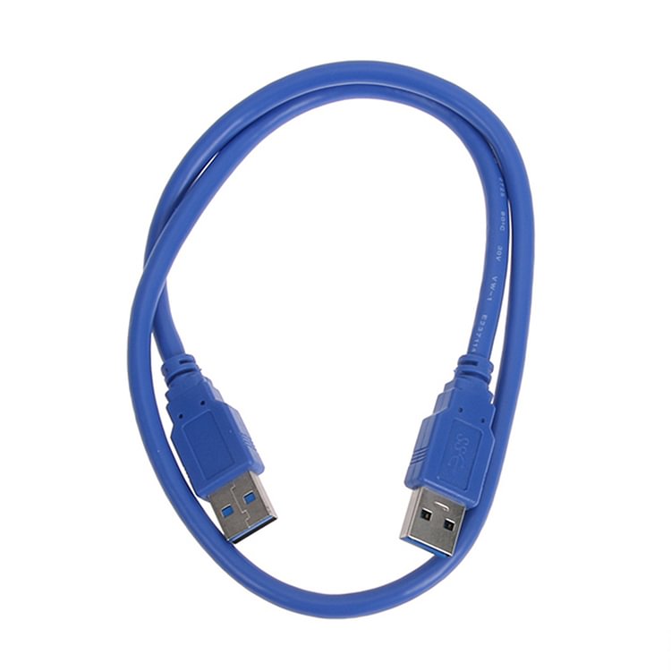 USB Type A to USB Type A Cable Male to Male for PCIe Riser BTC Mining 0.6m