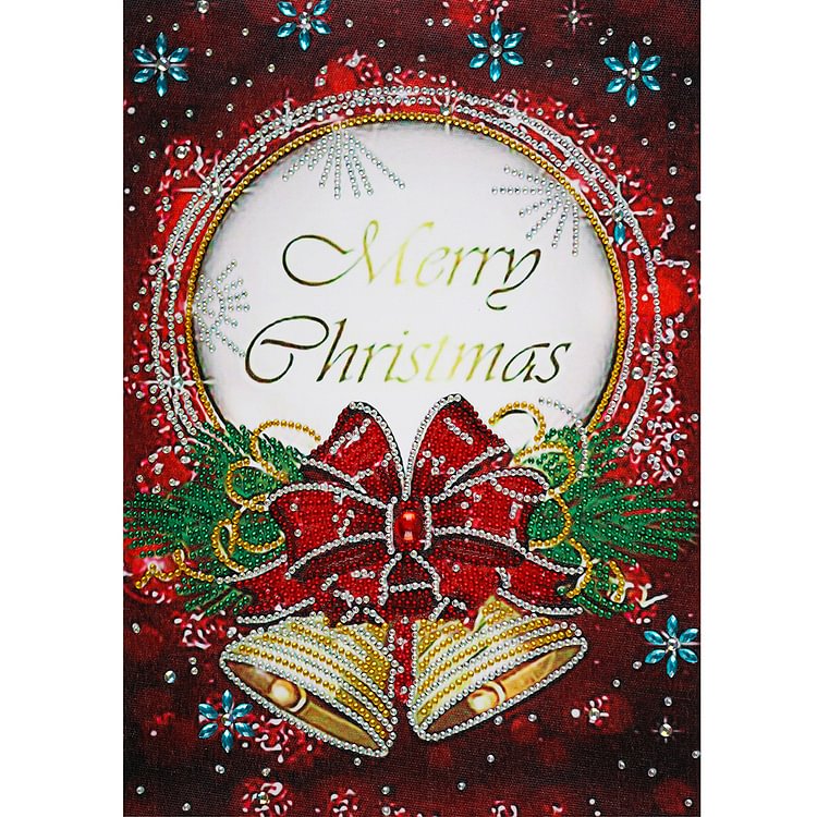 Merry Christmas Card - Special Shaped Diamond Painting - 30*40CM