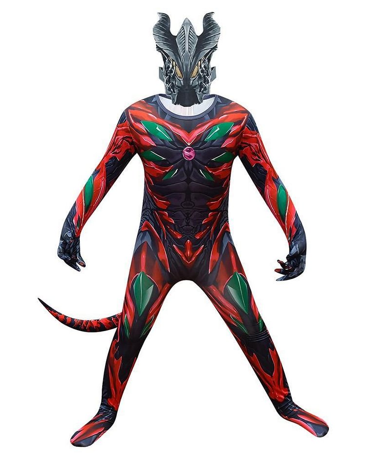 Mayoulove Boys Ultraman Belial Fusion Monster Kids Halloween Cosplay Costume-Mayoulove