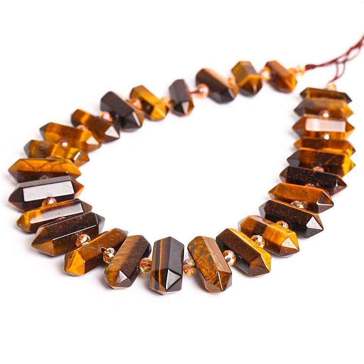 Tiger Eye Crystal Poit Chain String for DIY Crystal wholesale suppliers
