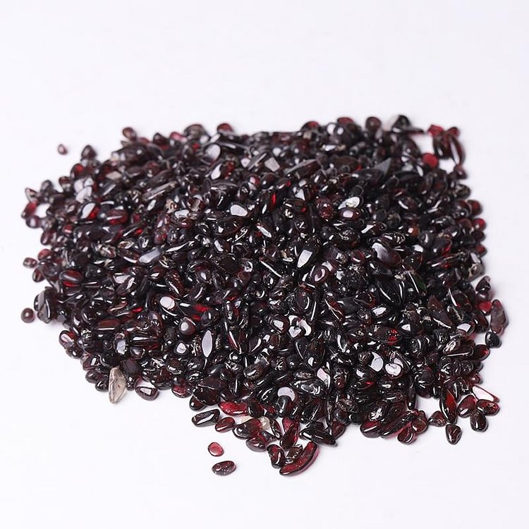 0.1kg High Quality 5-7mm Natural Garnet Chips Crystal wholesale suppliers