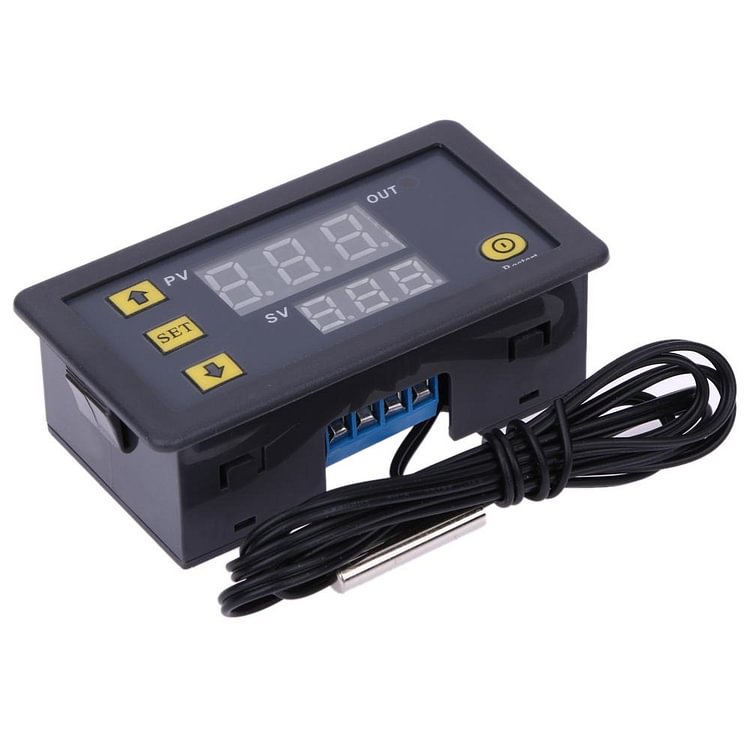 Digital Temperature Controller (Red And Blue Display) DC: 12V W3230