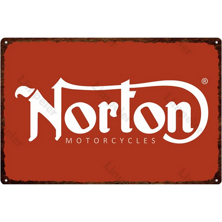 Norton Motorcycles - Vintage Tin Signs