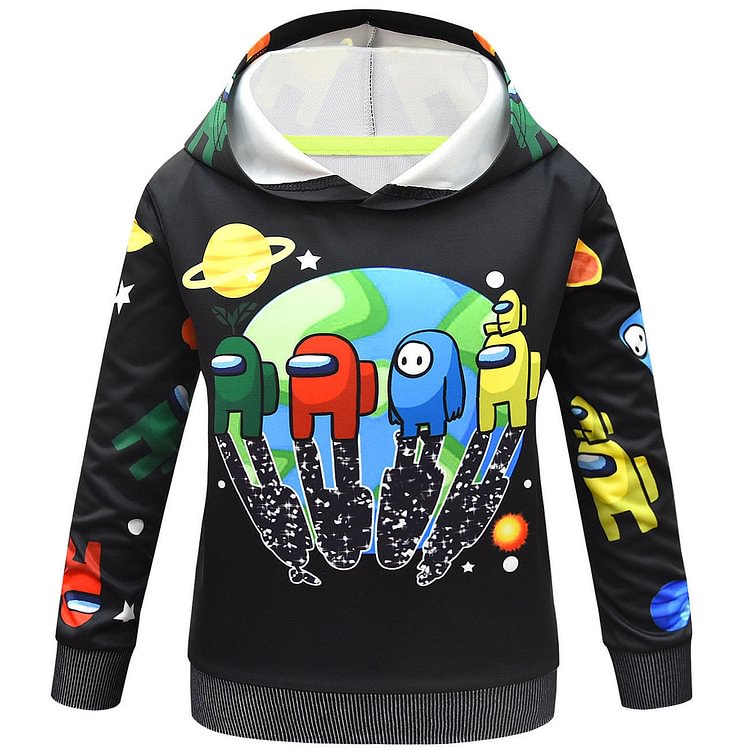 Among us game surrounding children's sweater, big boy hooded sweater 5138-Mayoulove