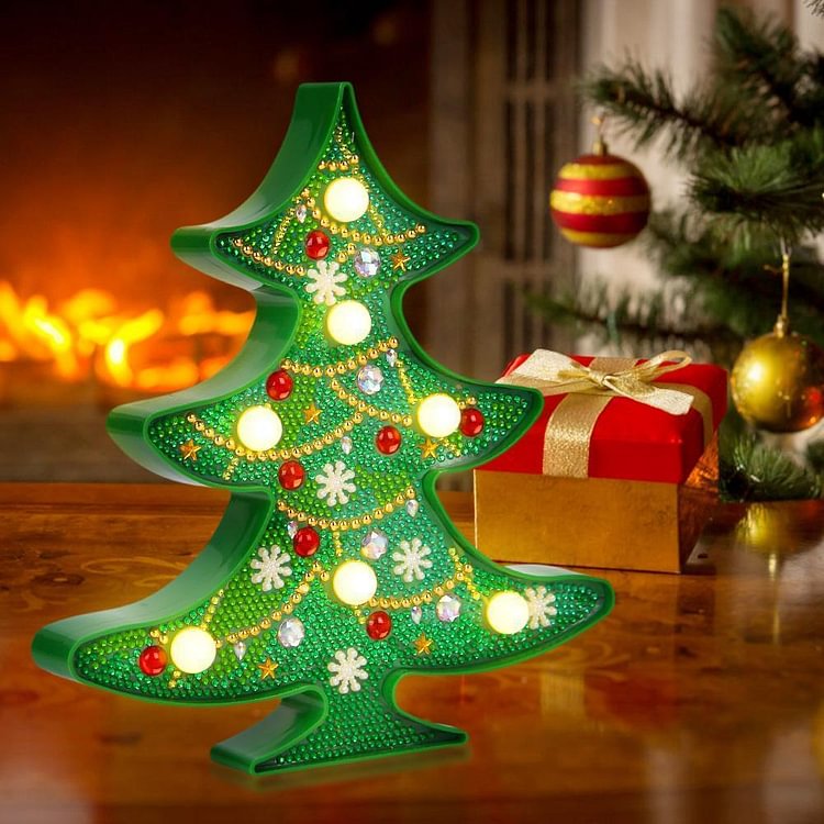 Lumière de nuit de LED d’arbre de Noël