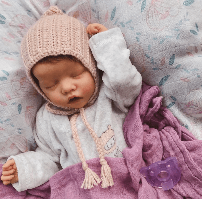 12'' Realistic Baby Girl Doll That Look Real, Mini Simulation Reborns Sleeping Mia by Creativegiftss® 2022 -Creativegiftss® - [product_tag]