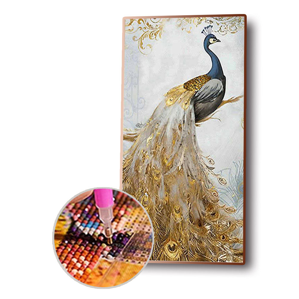 Diamond Painting - Full Round - Peacock (85*45cm)