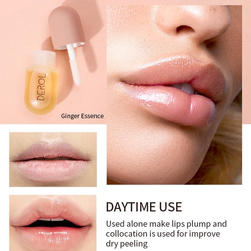 Naturally plumped lips