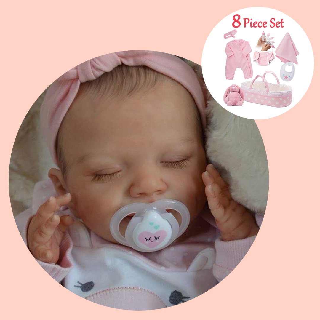 Full Silicone Reborn Babies 12'' Realistic Reborn Baby Girl Dolls