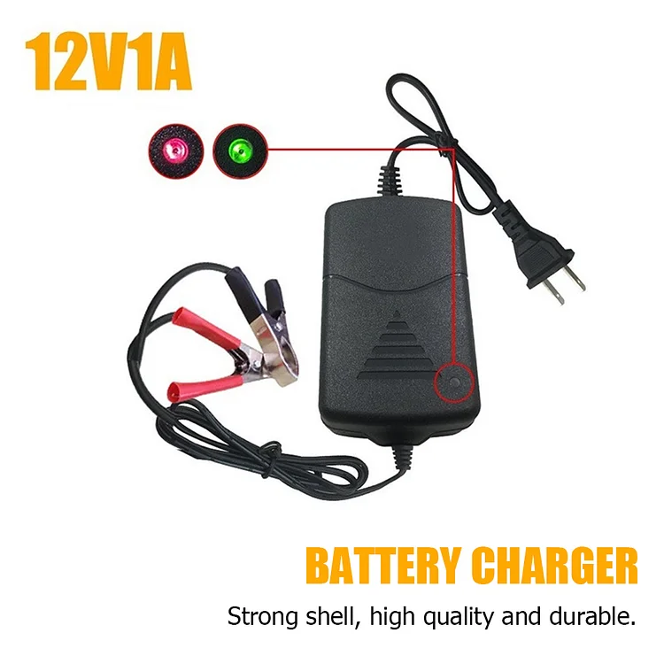 12V Battery Trickle Charger Maintainer for Car Motorcycle RV Truck ATV US