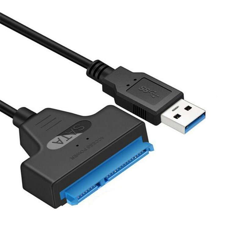 5Gbps USB 3.0 to SATA Cable 2.5 inch HDD SSD External Adapter Power Cord