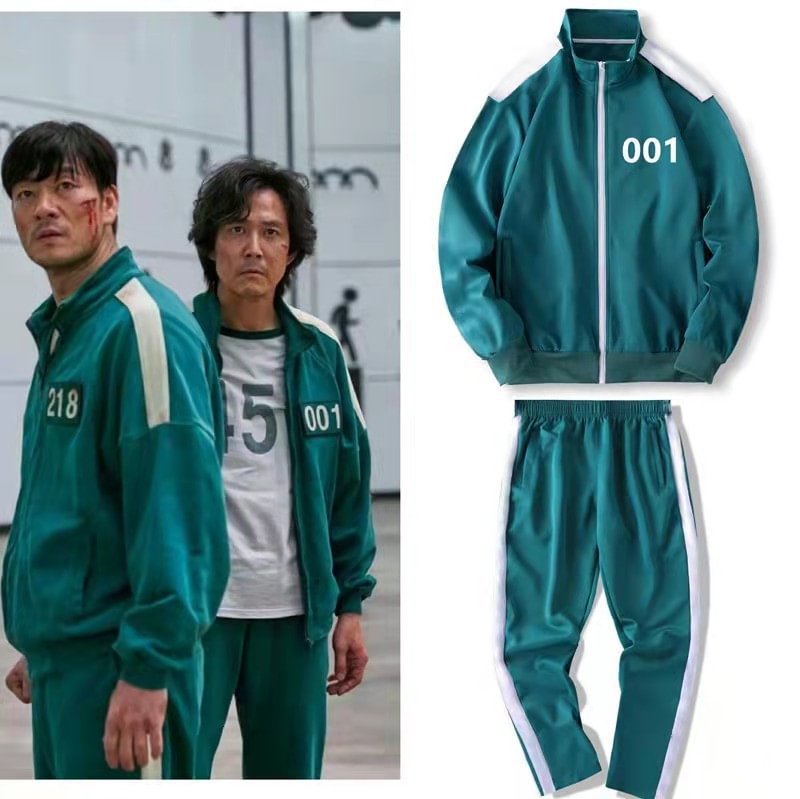 Squid Game Participants Green Bomber Jacket