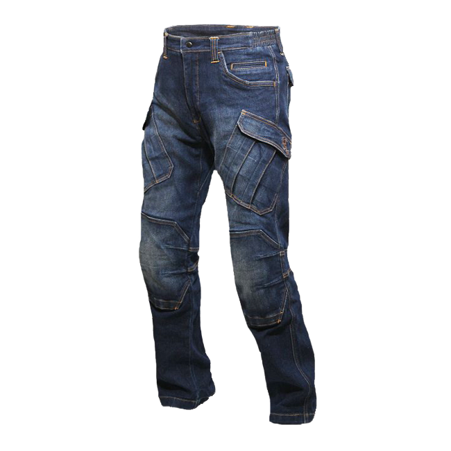 Mens multi-pocket wear-resistant jeans / [viawink] /