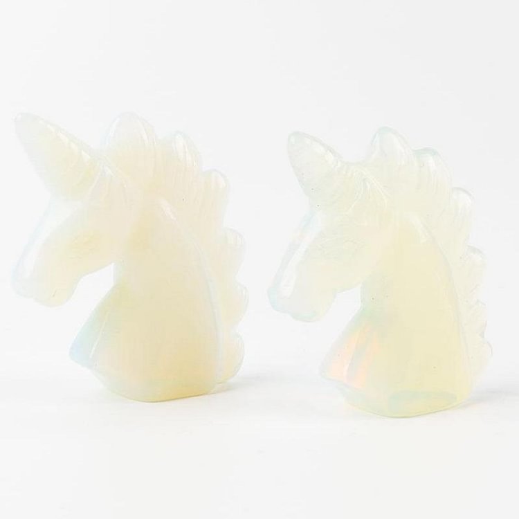 2" Opalite Crystal Carving Unicorn Animal Bulk Crystal wholesale suppliers 