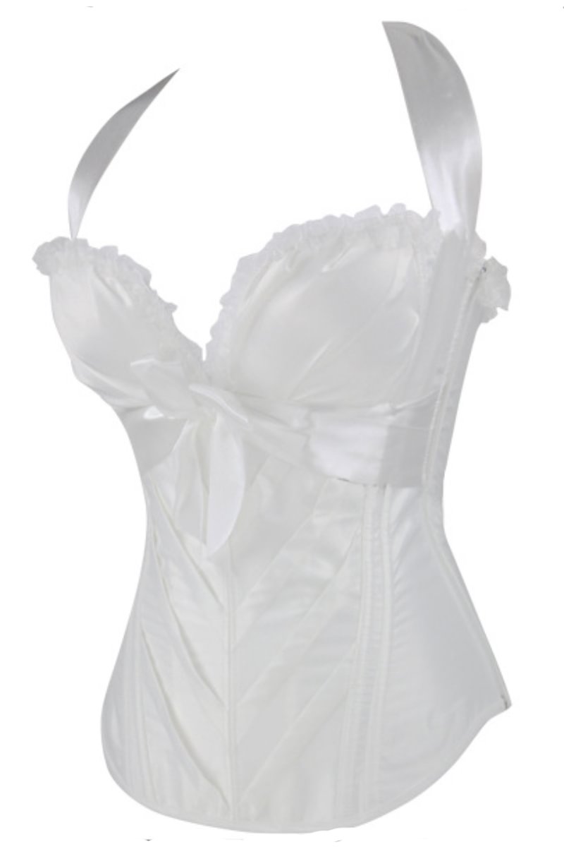 Hanging Neck Bride's Court Body Shaping Dress Corset-Icossi
