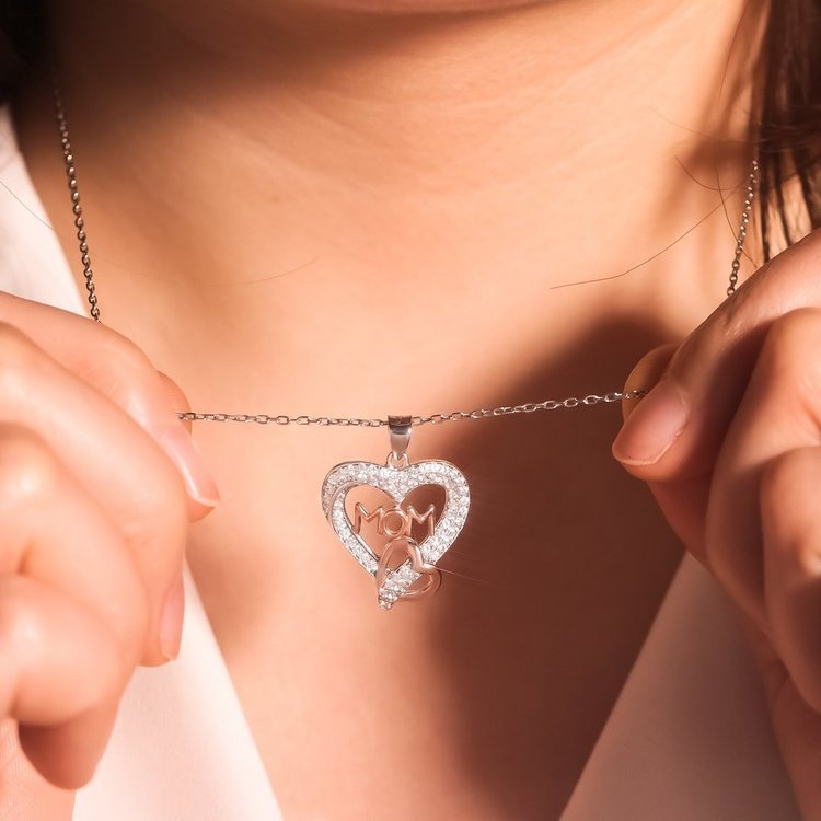 For Mom - S925 You are Appreciated Heart Mom Necklace