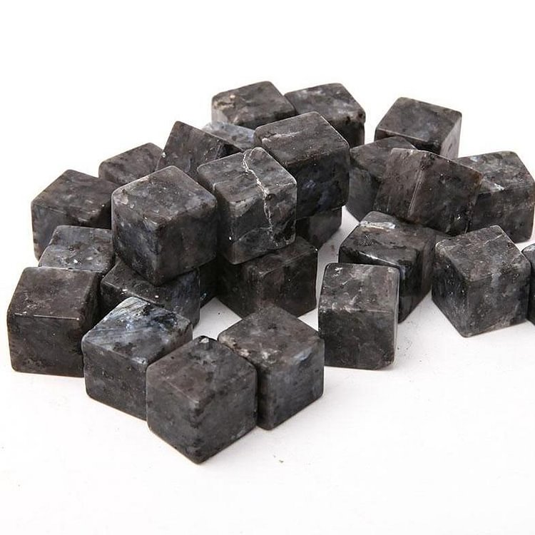 0.1kg Larvikite Cubes Bag bulk tumbled stone Crystal wholesale suppliers