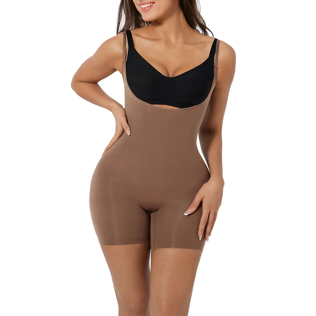 Seamless One-piece Shapewear Briefs Tummy Tightening Hip Lift